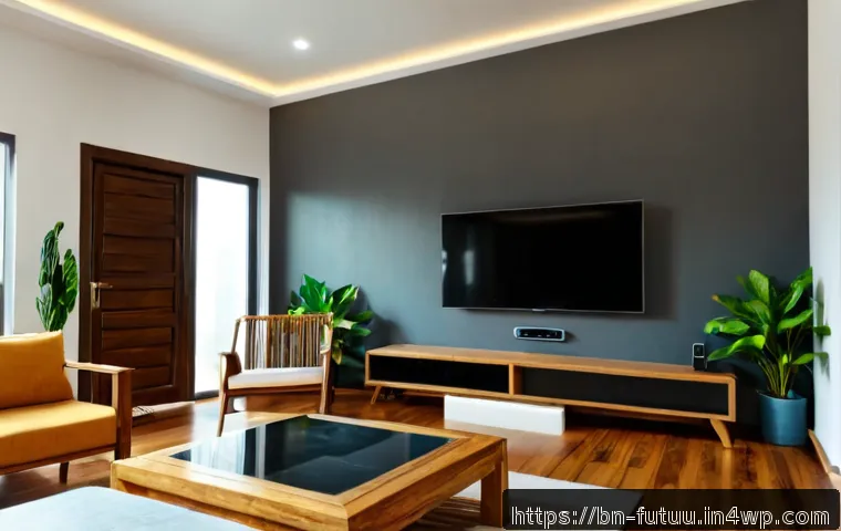 기술이 주거 혁신에 미치는 긍정적 영향 - Photorealistic modern smart apartment in Bangladesh, a multigenerational Bengali family comfortably ...